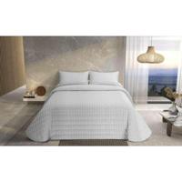 Sprei Pierre Cardin ONDAS Wit Bed van 135 (3 Onderdelen) - thumbnail