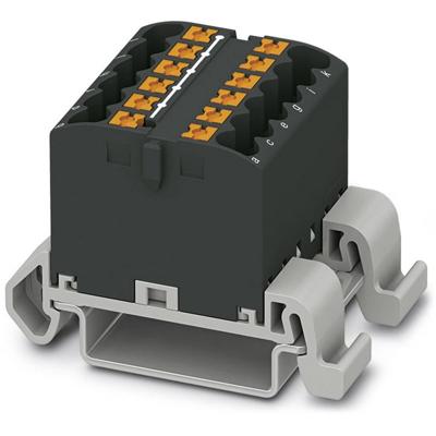 Phoenix Contact 3273168 Verdeelblok 31.2 mm Spanveer Zwart 8 stuk(s) Phoenix Contact 3273168 Verdeelblok 31.2 mm Spanveer Zwart 8 stuk(s)