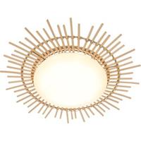 Anne Light & home Plafondlamp Aura Ø 50 Bamboe - wit - thumbnail