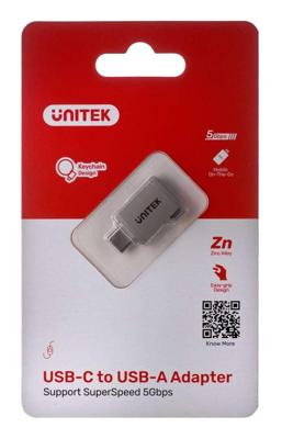 UNITEK ADAPTER USB-C-USB-A 3.1 GEN1, M/V, A1025GNI