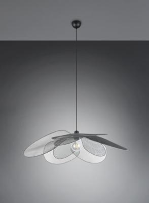 Trio Grote bohemian hanglampFleure Ø 87cm zwart - R36291032