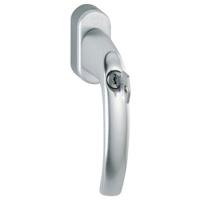 Hoppe draai-/kiepraamsluiting - SKG** met drukknop - Atlanta - F1 - thumbnail