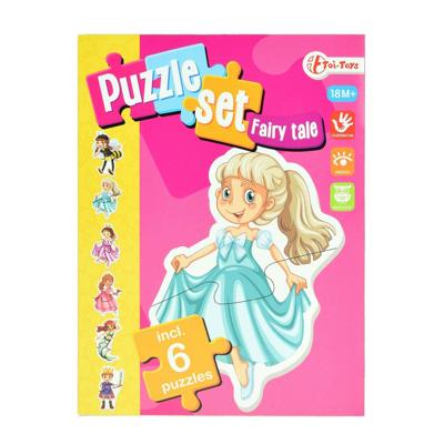 Toi Toys legpuzzel set Sprookjes junior hout 15 stukjes Toi Toys legpuzzel set Sprookjes junior hout 15 stukjes
