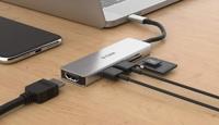 D-Link DUB-M530 5-in-1 USB-C Hub (docking station, ondersteunt Windows, Mac OS X, Linux, HDMI/Kaartlezer/USB 3.0) - thumbnail
