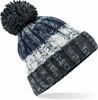 Beechfield CB486 Corkscrew Pom Pom Beanie - Arctic Dawn - One Size - thumbnail
