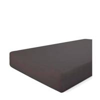 Walra Hoeslaken Crispy Cotton Antraciet-90 x 200 cm - thumbnail