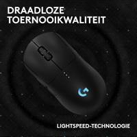 Logitech G PRO 2 Lightspeed Zwart Draadloze Gaming Muis - thumbnail
