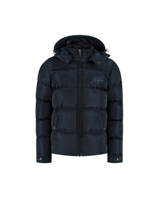 Malelions winter winterjas jongens - navy blauw - Patch Puffer