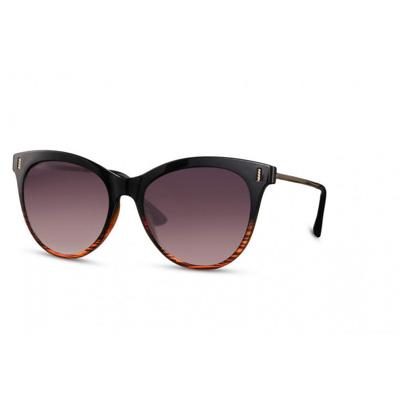 CWI zonnebril dames panto volledig omrand cat. 3 bruin /smoke CWI zonnebril dames panto volledig omrand cat. 3 bruin /smoke