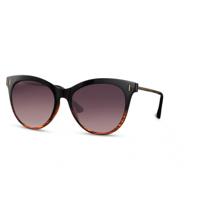 CWI zonnebril dames panto volledig omrand cat. 3 bruin /smoke - thumbnail