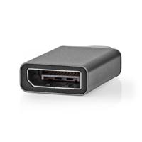 Nedis USB-Adapter USB 3.2 Gen 1 USB Type-C Male - DisplayPort Female Aluminium - thumbnail