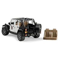 Bruder Jeep Wrangler Unlimited Rubicon politieauto met politieman 1:16 - thumbnail