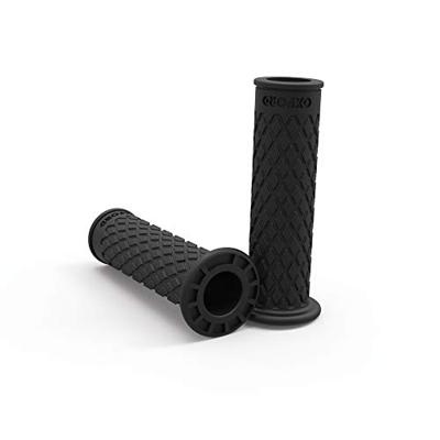 OXFORD rubber handvat "retro rubber grip 22mm retro grip black