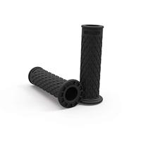 OXFORD rubber handvat "retro rubber grip 22mm retro grip black - thumbnail