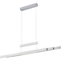 LED Hanglamp - Trion Trojan Up and Down - 54W - Aanpasbare Kleur - Rechthoek - Mat Nikkel - Aluminium - thumbnail