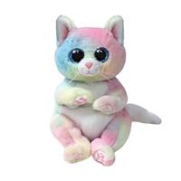 Ty Beanie babies bellies jennie rainbow cat, 15cm - thumbnail