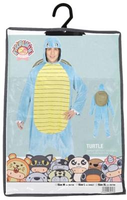 Blauwe turtle pak volwassenen