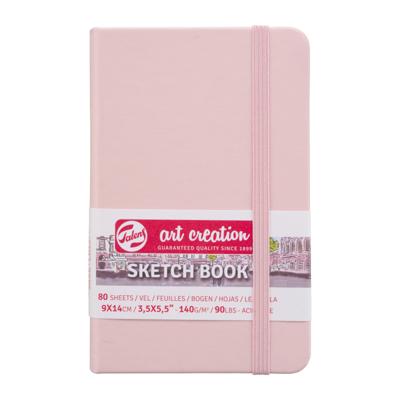 Schetsboek talens art creation 90x140mm roze | 5 stuks