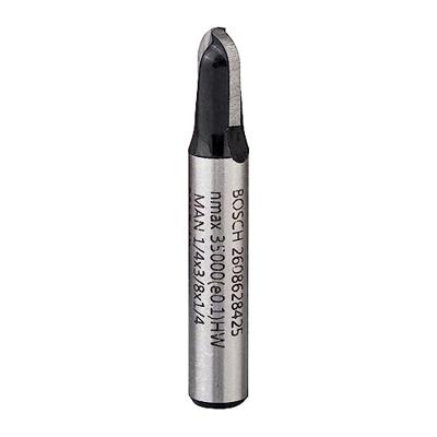 Bosch Accessories 2608628425 Halfrondprofielfrees Werklengte 9.20 mm Schachtdiameter 6.35 mm 1 stuks Bosch Accessories 2608628425 Halfrondprofielfrees Werklengte 9.20 mm Schachtdiameter 6.35 mm 1 stuks