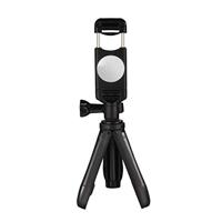Hama Ministatief 1/4 inch Werkhoogte=10 - 20 cm Zwart Incl. smartphonehouder - thumbnail