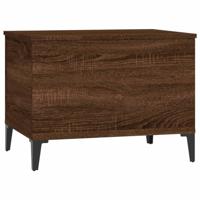 Salontafel 60x44,5x45 cm bewerkt hout bruineikenkleurig - thumbnail