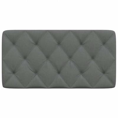 Hoofdbordkussen 100 cm stof donkergrijs Hoofdbordkussen 100 cm stof donkergrijs