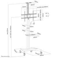 Neomounts PLASMA-M1900E TV standaard Zwart - thumbnail