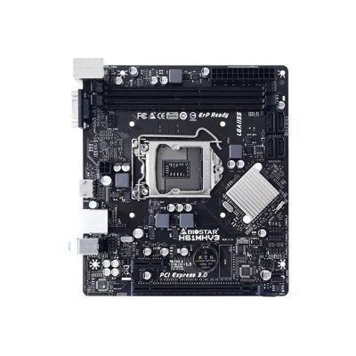 Biostar H61MHV3 moederbord Intel® H61 LGA 1155 (Socket H2) micro ATX