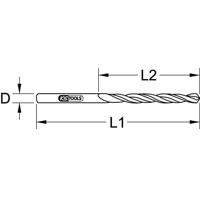 KS Tools 9629608 Spiraalboor 8 mm 1 stuk(s) - thumbnail