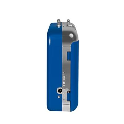 LogiLink UA0393 Draagbare cassettespeler Blue, Zilver - thumbnail