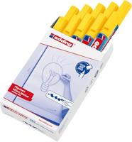 Viltstift edding 385 flipover penseel geel | 10 stuks - thumbnail