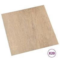 VidaXL Vloerplanken 20 st zelfklevend 1,86 m² pvc bruin - thumbnail