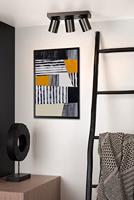 Lucide NIGEL Plafondspot 3xGU10 - Antraciet - thumbnail