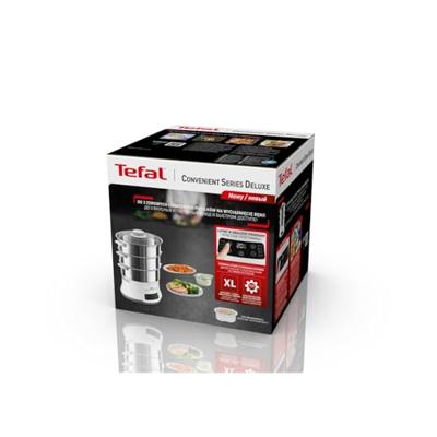 Tefal VC502D Convenient Series DeLuxe XL Stoomkoker Grijs - thumbnail