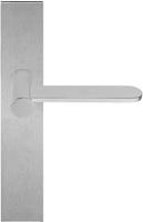 Formani Bertram Beerbaum TENSE BB102P236SFC deurkruk op schild blind - mat RVS - thumbnail