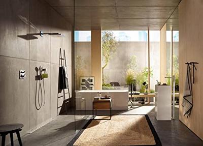 Hansgrohe Hoofddouche Raindance E 300 1jet Met Douche-arm Mat Zwart - thumbnail