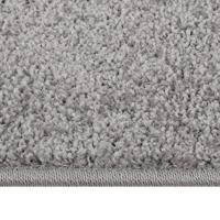 VidaXL Vloerkleed kortpolig 80x150 cm grijs - thumbnail