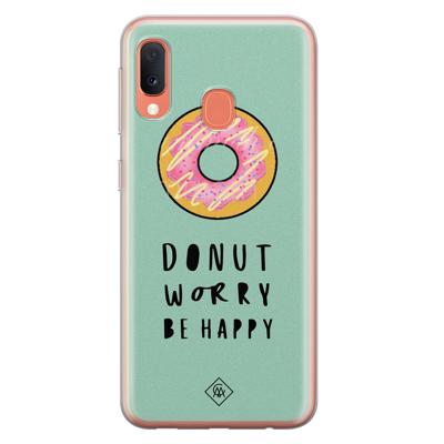 Samsung Galaxy A20e siliconen hoesje - Donut worry