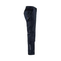 Blåkläder Industrie werkbroek stretch met kniezakken 14481832 | Donker marineblauw/Zwart | Maat 52 - 7330509758861 - thumbnail