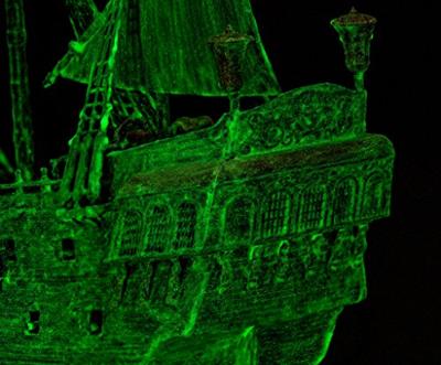 Revell Ghost Ship (Glow in the dark, Easy click system)