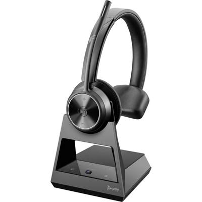 HP Poly Savi 7310 UC Monaural In Ear headset DECT, Bluetooth Mono Zwart Ruisonderdrukking (microfoon) Volumeregeling, Microfoon uitschakelbaar (mute) Computer