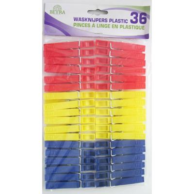 Wasknijpers kunststof %C3%A0 36st