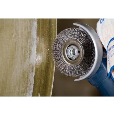 PFERD TOOLS 43502302 Ronde borstel ongetordeerd RBU Ø 125 x 12 mm M14 Ø roestvrijstalen draad 0,30 voor haakse slijpers 1 stuk(s)