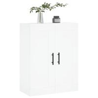 Wandkast 69,5x34x90 cm bewerkt hout wit - thumbnail