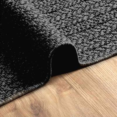 VidaXL Vloerkleed zizur binnen en buiten 80x250 cm jute look antraciet
