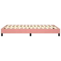 Bedframe fluweel roze 120x200 cm - thumbnail