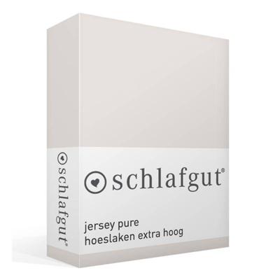 Schlafgut Schlafgut Pure Jersey Boxspring Hoeslaken XL - 180x200 - 200x220 744 Sand Light