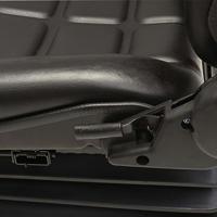 Heftruck-/tractorstoel met ophanging en verstelbare rugleuning - thumbnail