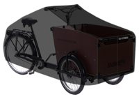 Bakfiets Regenhoes Beschermhoes 3 Wieler - thumbnail
