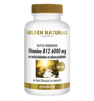 Vitamine B12 6000mcg vega 60 Zuigtabletten - thumbnail